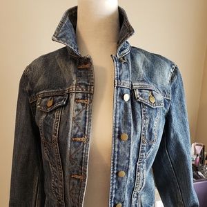 Maison Jules Cropped Jean Jacket